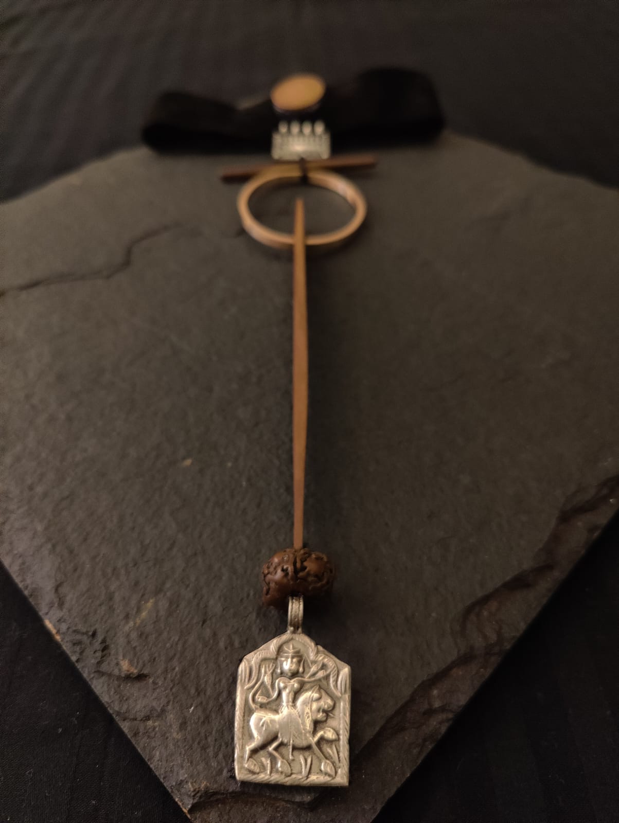 Leather choker