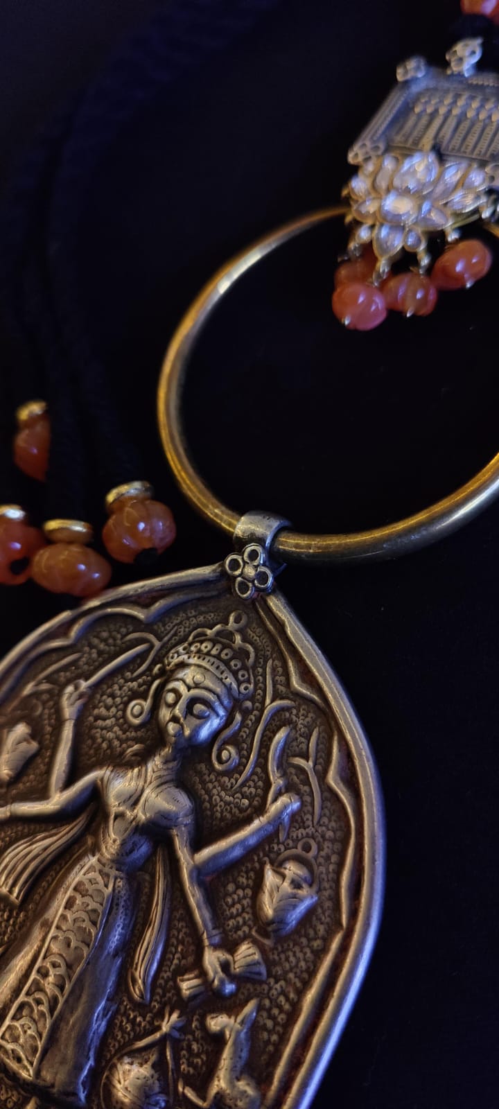 Annapurna Carnelian Temple Necklace