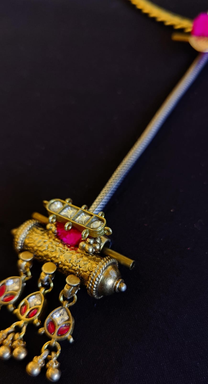 Temple Pillar Heritage Silver Tabiz Necklace