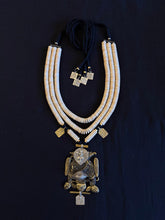 Load image into Gallery viewer, The Vermilion/Ivory Totem Necklace