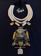 Load image into Gallery viewer, The Vermilion/Ivory Totem Necklace