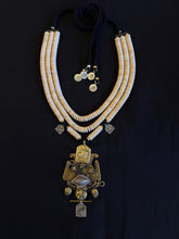 Load image into Gallery viewer, The Vermilion/Ivory Totem Necklace