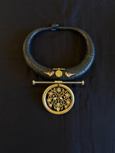 Load image into Gallery viewer, The Ebony Bloom Torque Necklace