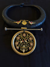 Load image into Gallery viewer, The Ebony Bloom Torque Necklace