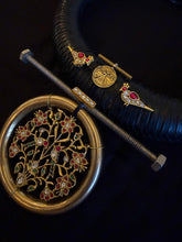 Load image into Gallery viewer, The Ebony Bloom Torque Necklace