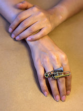 Load image into Gallery viewer, Silver instrument ring
