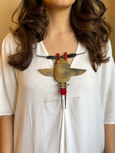 Load image into Gallery viewer, Egyptian scarab beetle necklace
