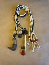 Load image into Gallery viewer, Silver tabiz antique knife necklace
