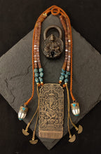 Load image into Gallery viewer, Reversible Ganesha &amp; Ras Leela necklace
