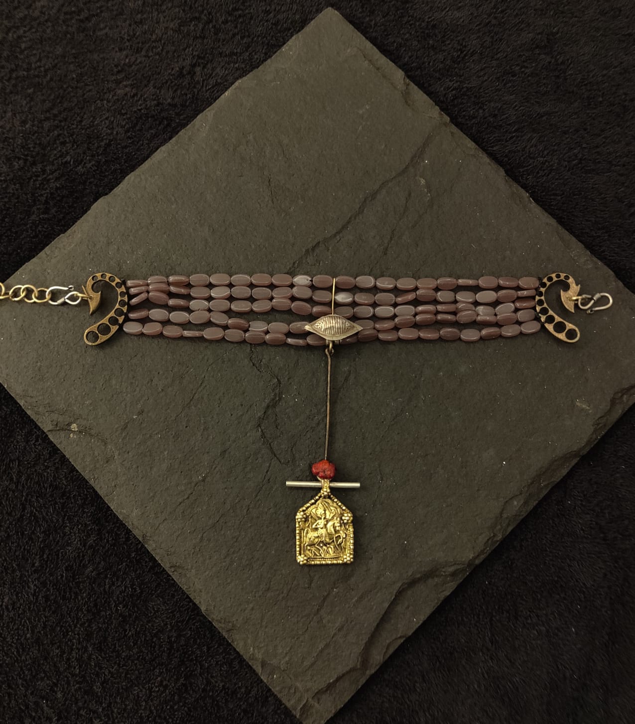 Silver choker