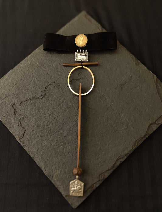 Leather choker