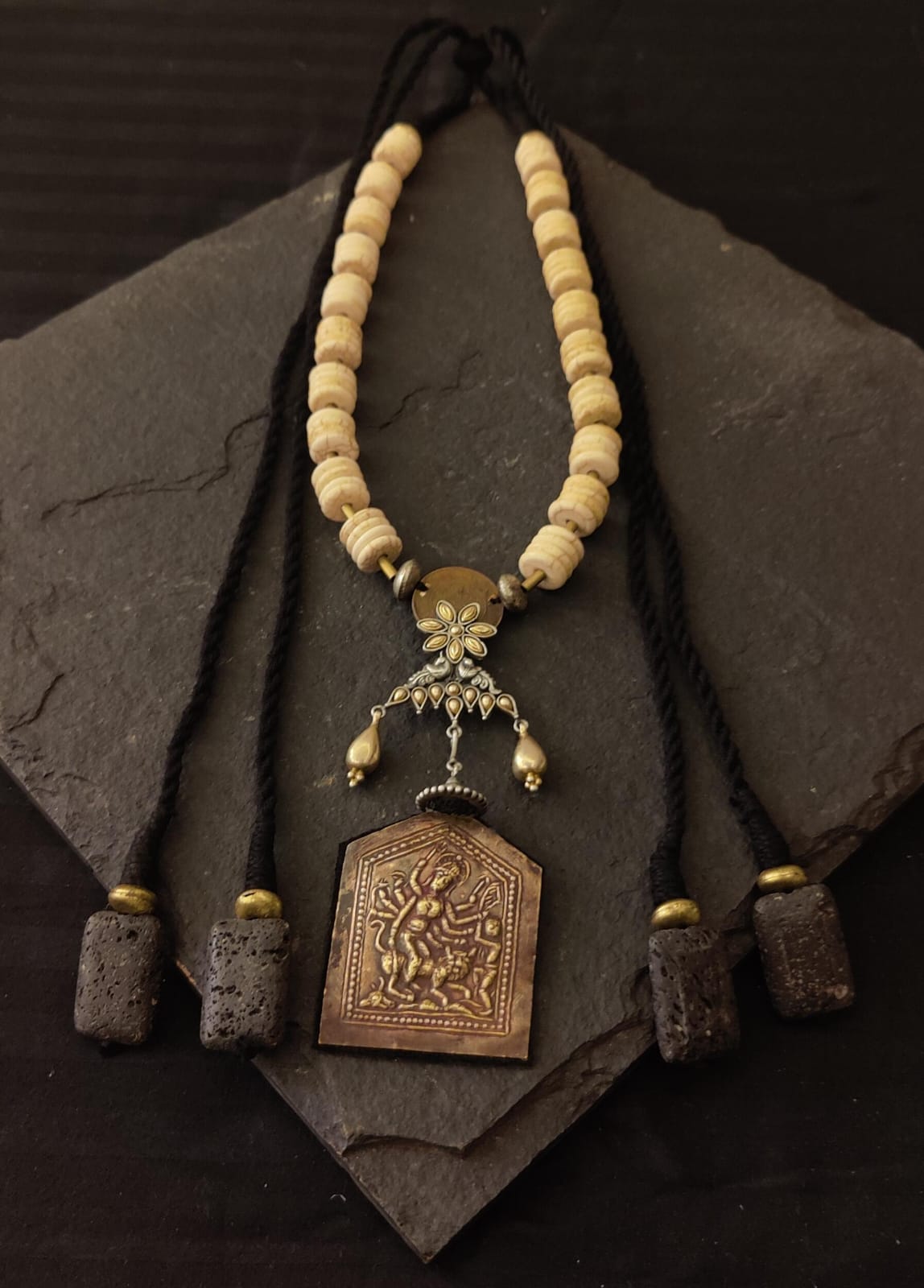 Durga Maa necklace silver necklace