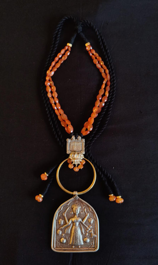 Annapurna Carnelian Temple Necklace