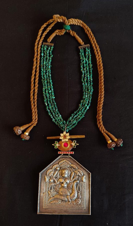 Matsya Lakshmi Turquoise Necklace