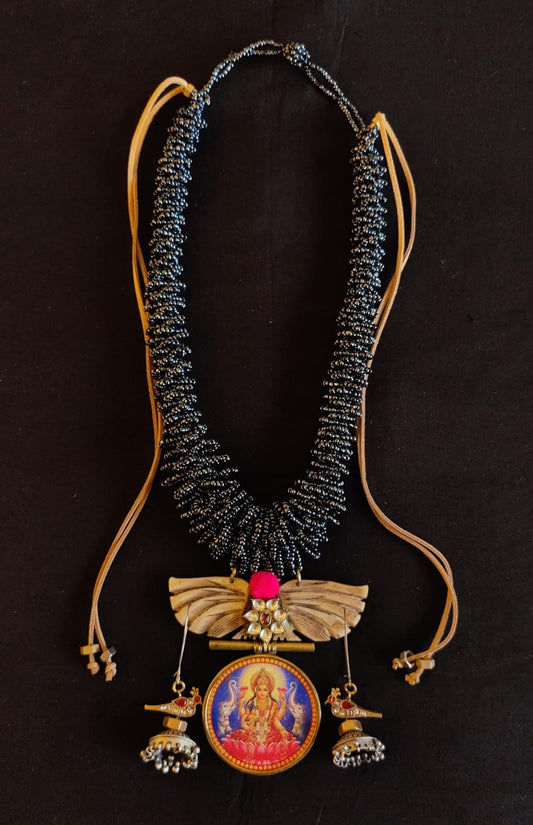 Goddess Lakshmi Temple Necklace