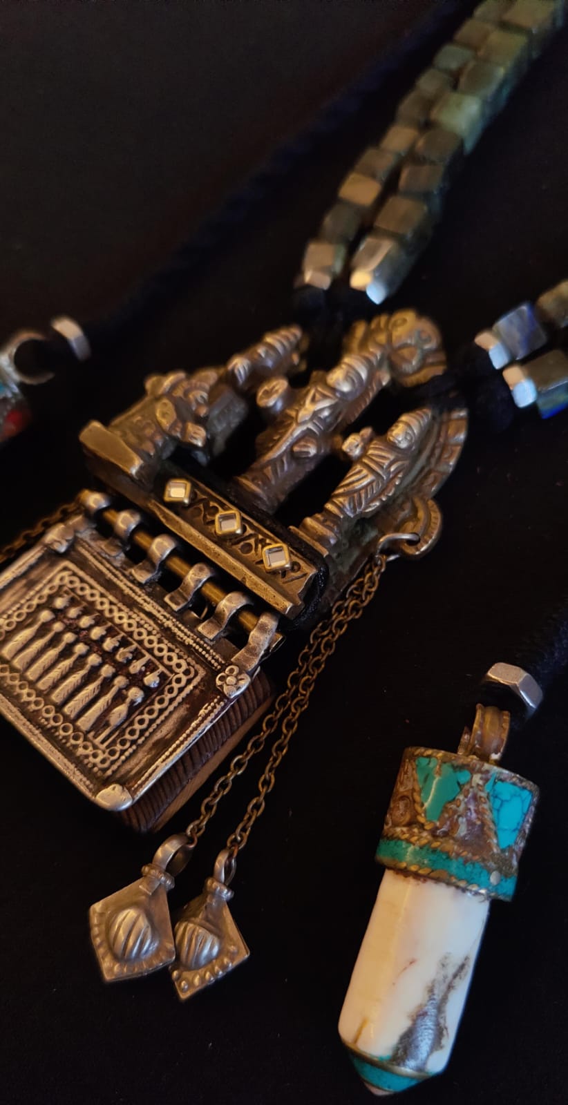 Tribal Deity Pendant Necklace