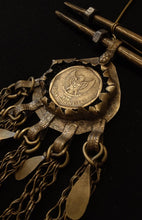 Load image into Gallery viewer, Reversable antique hair pin hasdi
