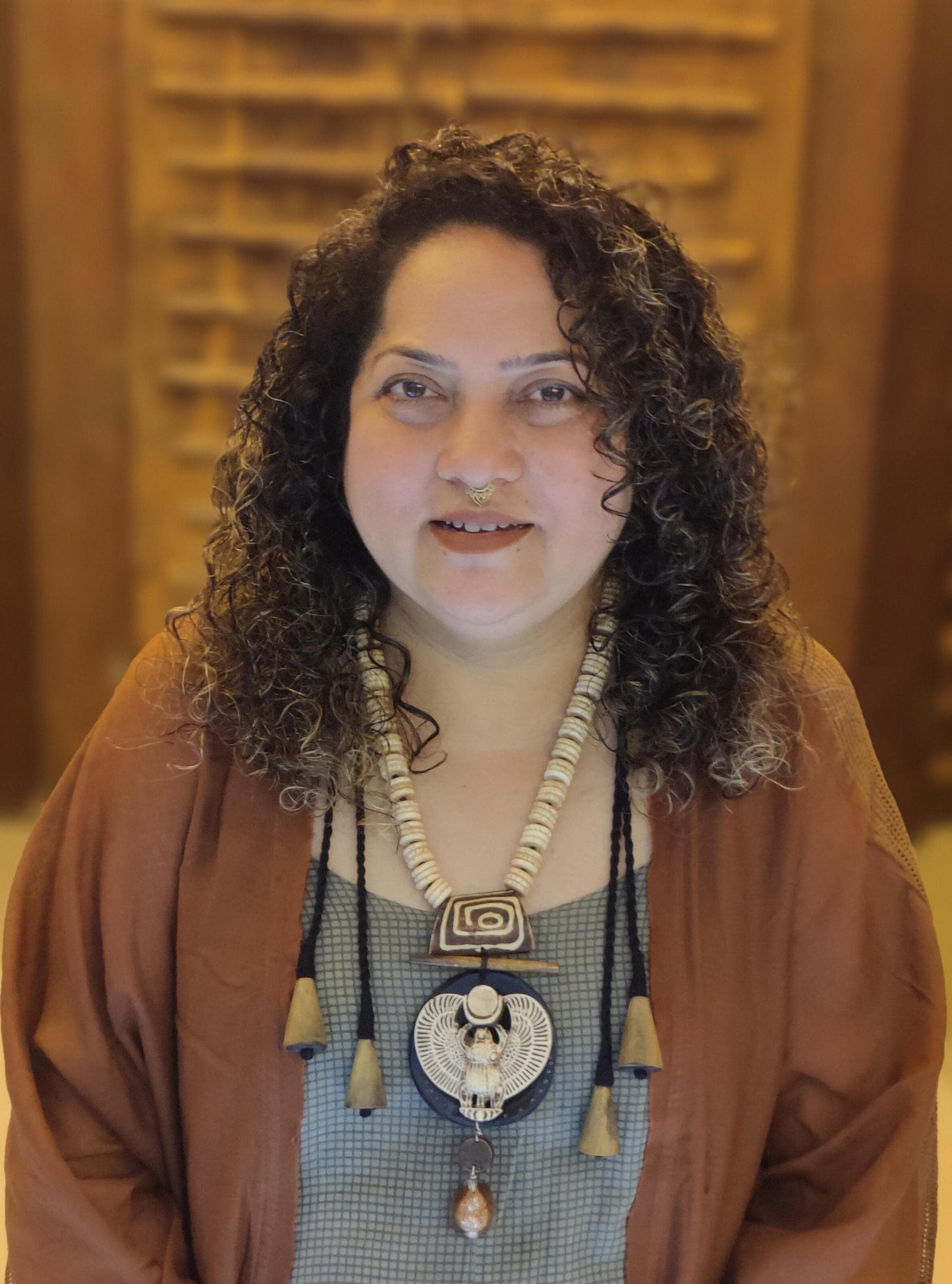 Solar Scarab Necklace