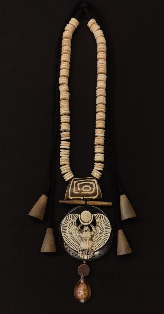 Solar Scarab Necklace