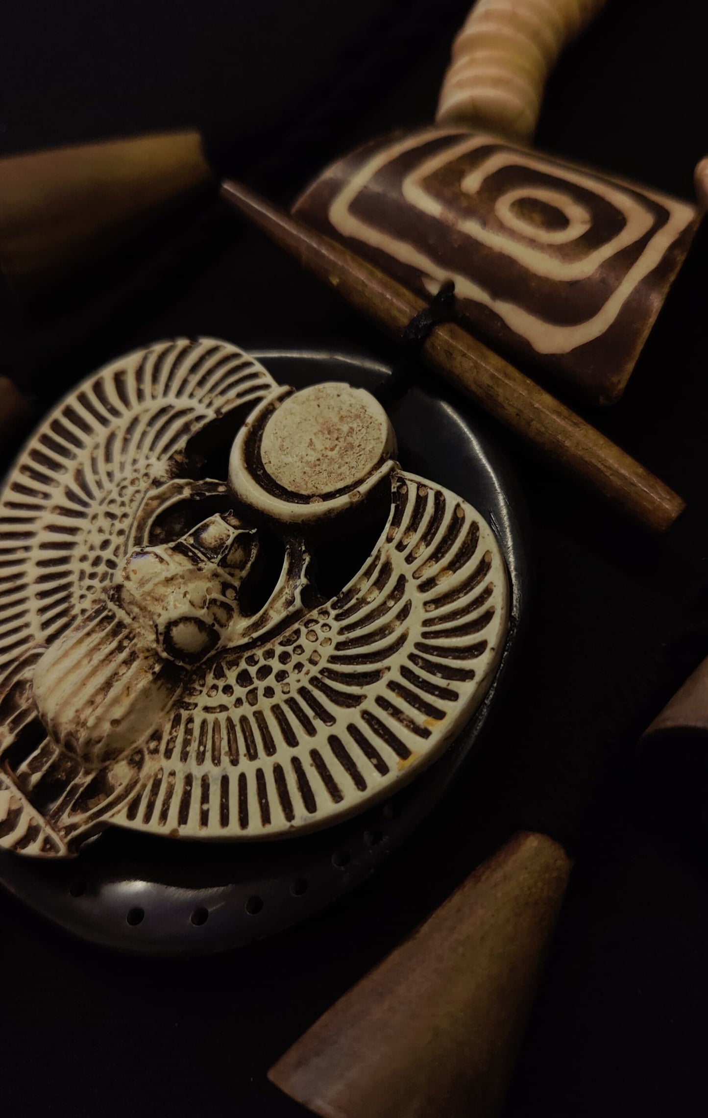 Solar Scarab Necklace