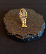 Load image into Gallery viewer, Egyptian Pharaoh brass ring
