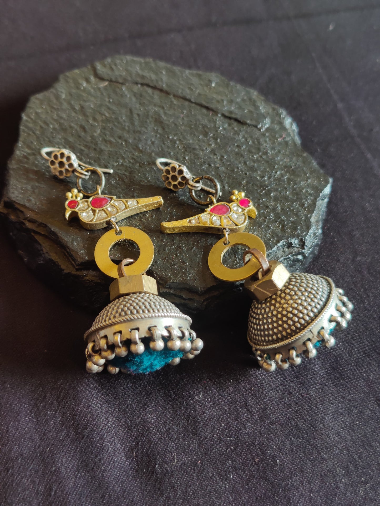 Parrot Jhumkas