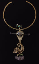 Load image into Gallery viewer, The Matsya Amulet Silver Necklace
