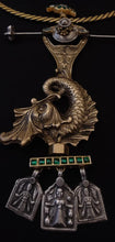 Load image into Gallery viewer, The Matsya Amulet Silver Necklace
