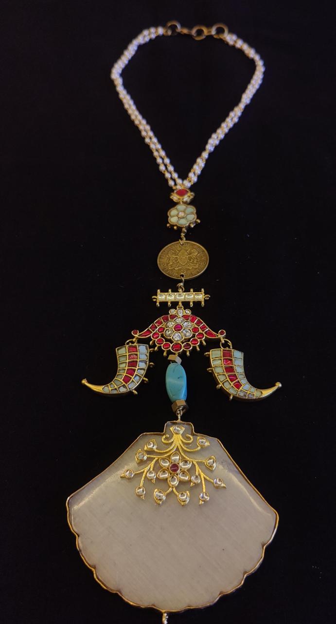Noor Crescent Pendant Necklace