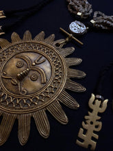 Load image into Gallery viewer, Sun God Brass Necklace
