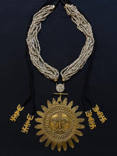 Load image into Gallery viewer, Sun God Brass Necklace
