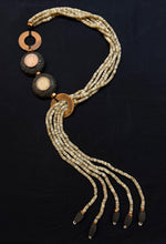 Load image into Gallery viewer, Beaded Scarf Necklace
