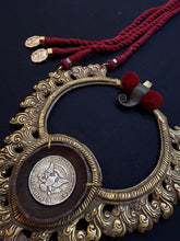 Load image into Gallery viewer, Brass diya necklace
