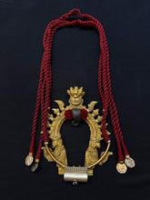 Load image into Gallery viewer, Prabhavali necklace with silver pendant
