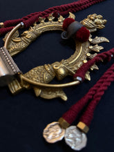Load image into Gallery viewer, Prabhavali necklace with silver pendant
