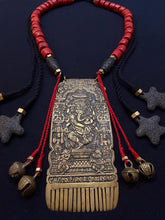 Load image into Gallery viewer, Reversible Ganesha &amp; Ras Leela necklace
