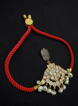 Load image into Gallery viewer, Brass Kundan Bracelets
