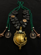 Load image into Gallery viewer, Antique sindoor dani brass necklace
