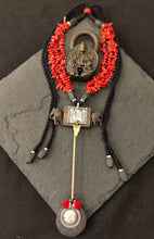 Load image into Gallery viewer, Pure silver coral bead necklace
