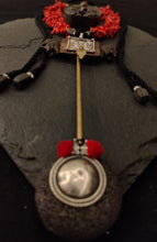 Load image into Gallery viewer, Pure silver coral bead necklace
