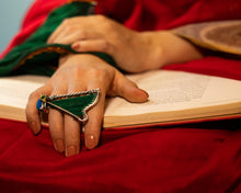 Load image into Gallery viewer, Silver instrument ring
