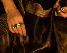 Load image into Gallery viewer, Silver instrument ring

